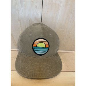Tommy Breeze  Logo Patch Trucker Hat Corduroy Cap SnapBack